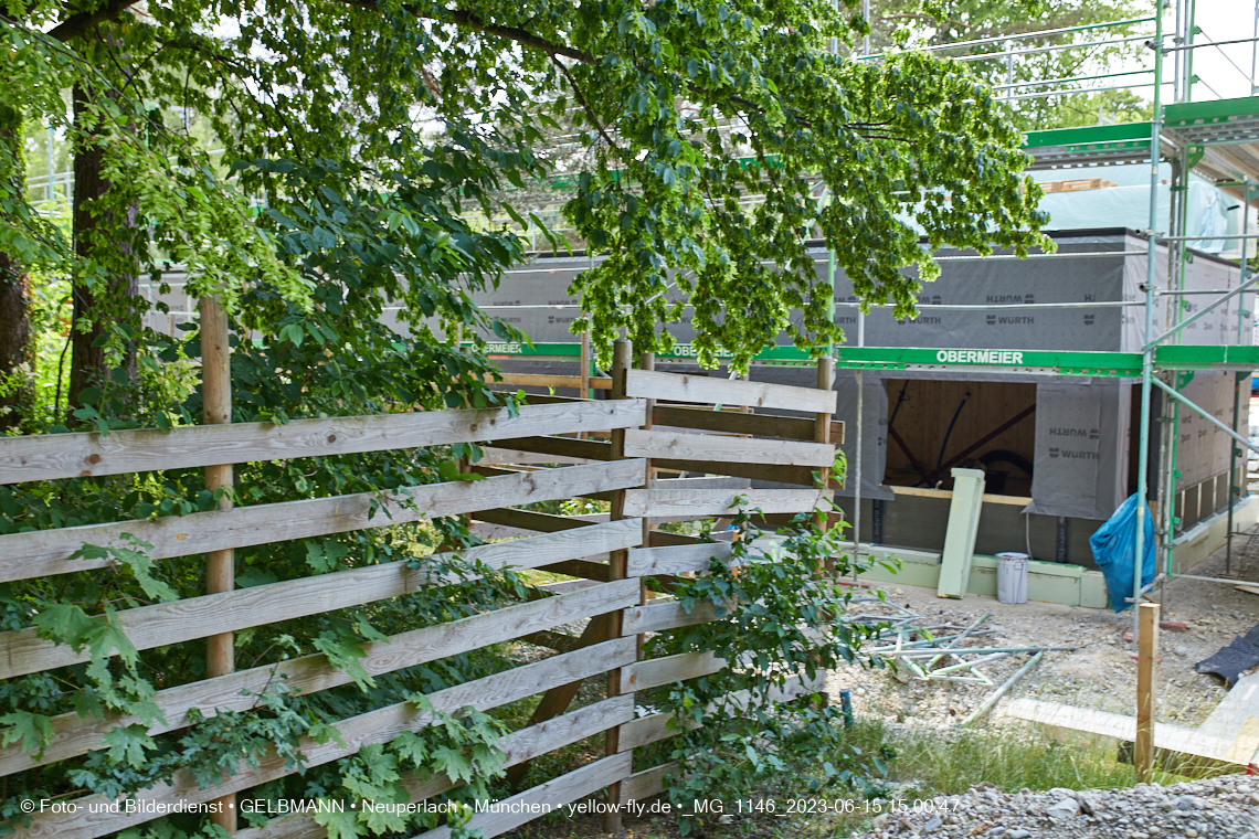 15.06.2023 - Neubau des Kindergartens und Hort für Kinder in der Quiddestraße in Neuperlach